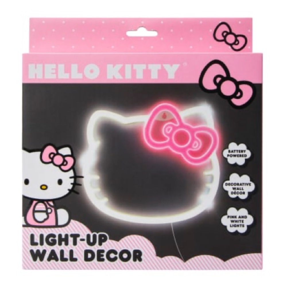 Hello Kitty® Light-Up Wall Decor Sign - New In Box